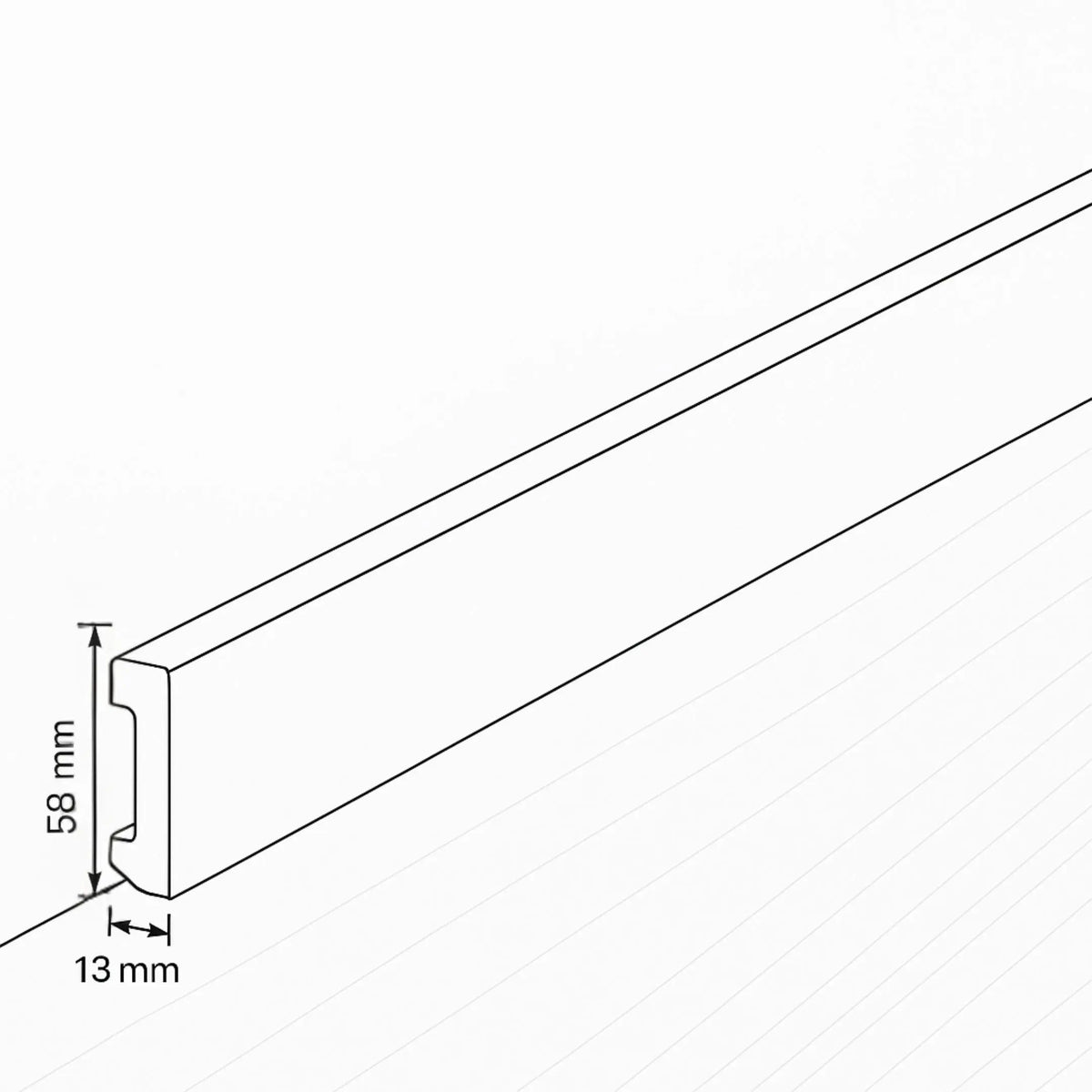 Coretec Ceratouch Stone Plinth Sockelleiste Katla 71 – Coretec