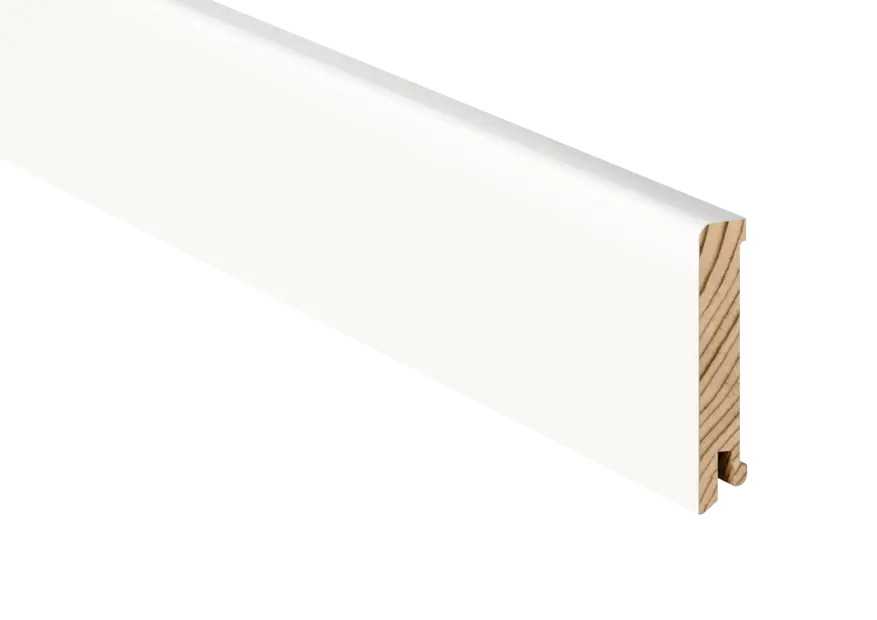 Ter Hürne Sockelleiste Echtholz SKL-G80 Reinweiß 001 Ter Hürne