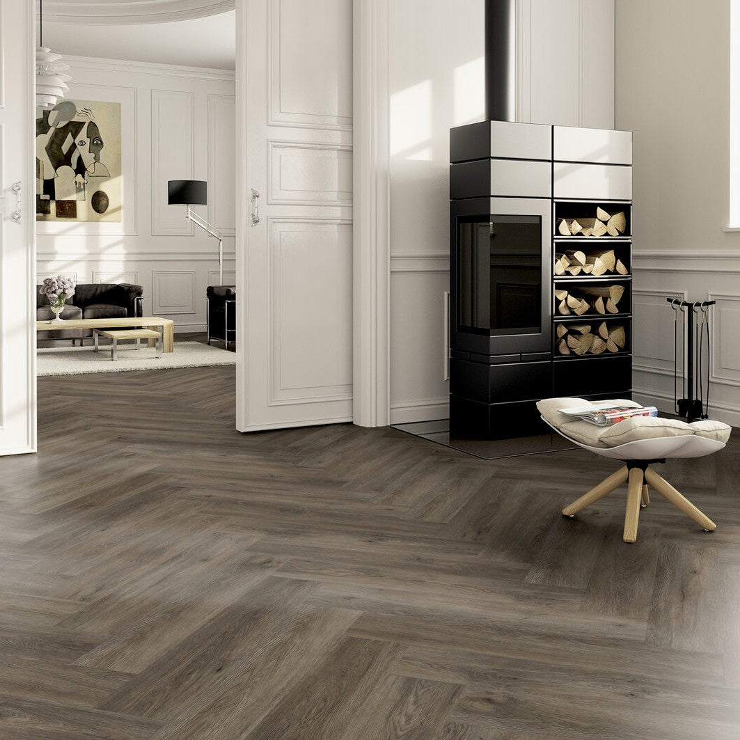 Ter Hürne Vinylboden, Eiche Canberra,Perform,  Soya 1, Fischgrät