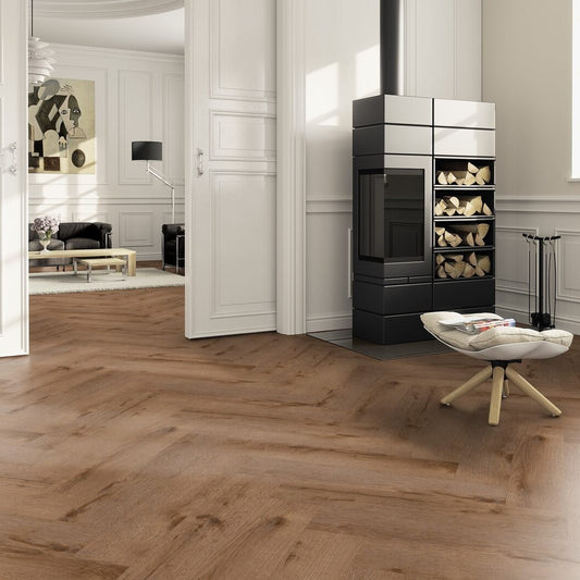 Ter Hürne Vinylboden, Eiche Washington, Pro, Soya 1, Fischgrät