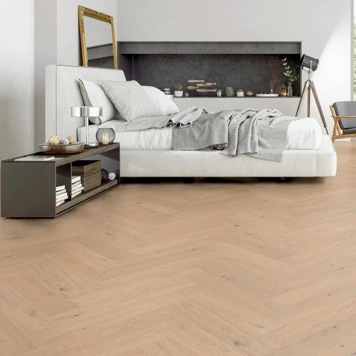 ter Hürne Parkett Eiche Bosa Fischgrät OLIO