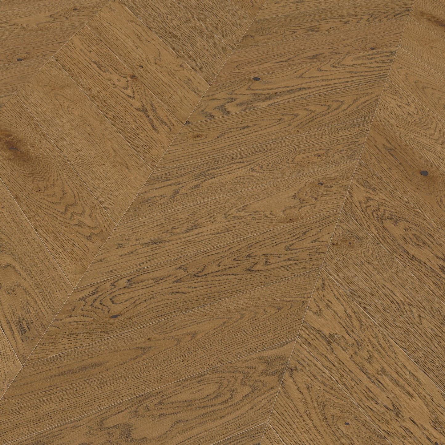 ter Hürne Parkett Eiche Karlstad Chevron OLIO