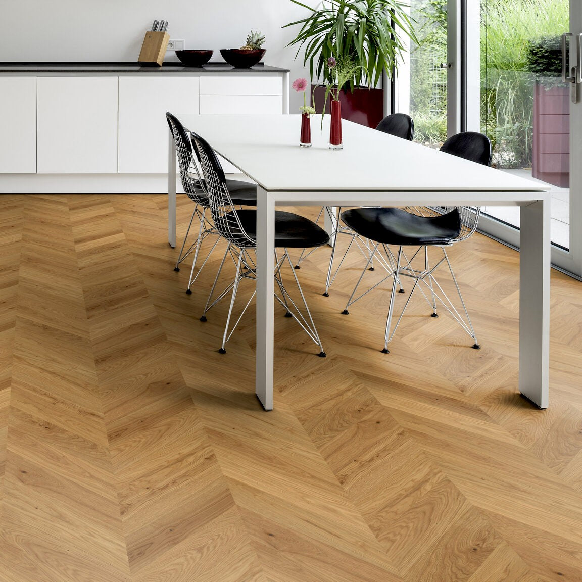 ter Hürne Parkett Eiche Jambes Chevron EVO