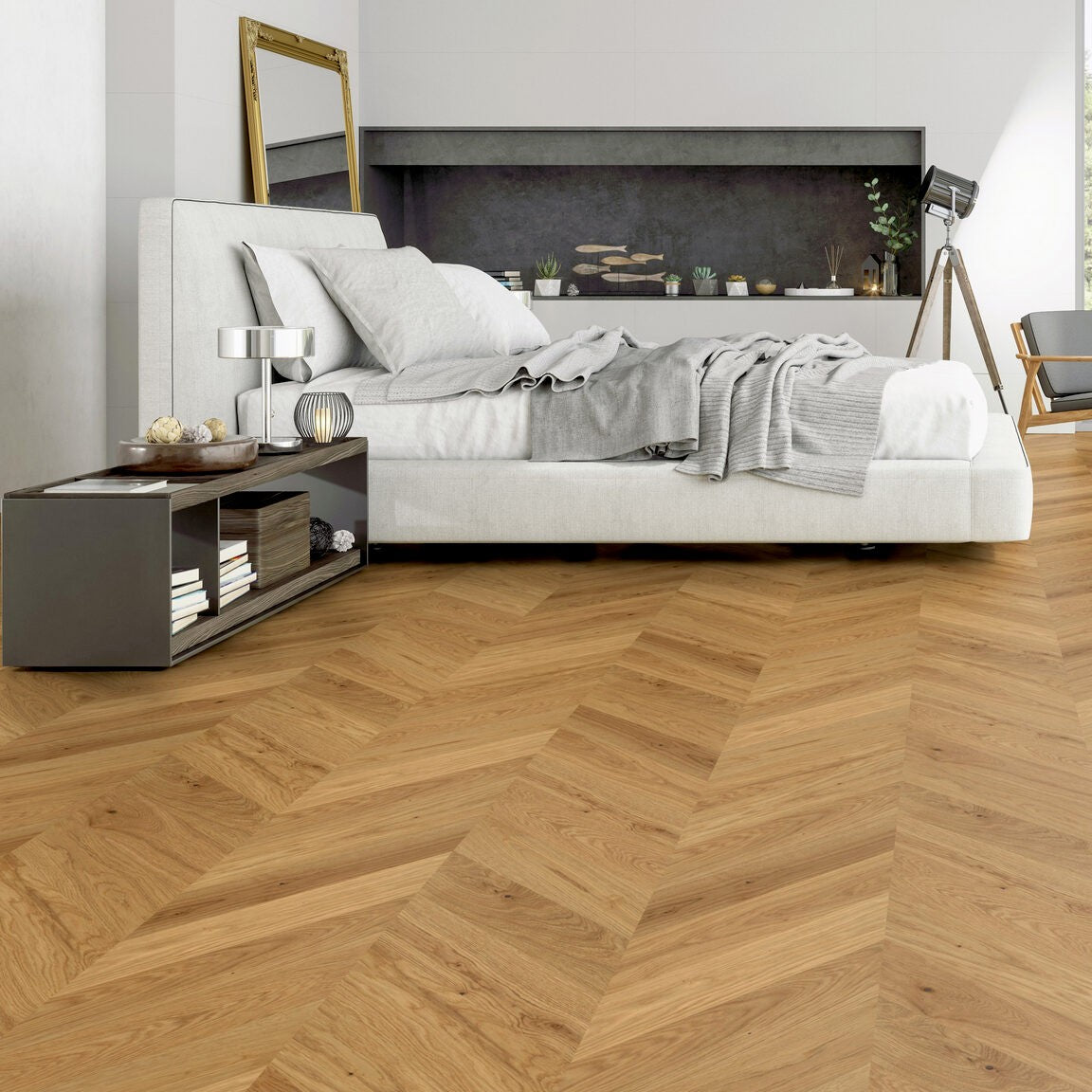 ter Hürne Parkett Eiche Jambes Chevron EVO