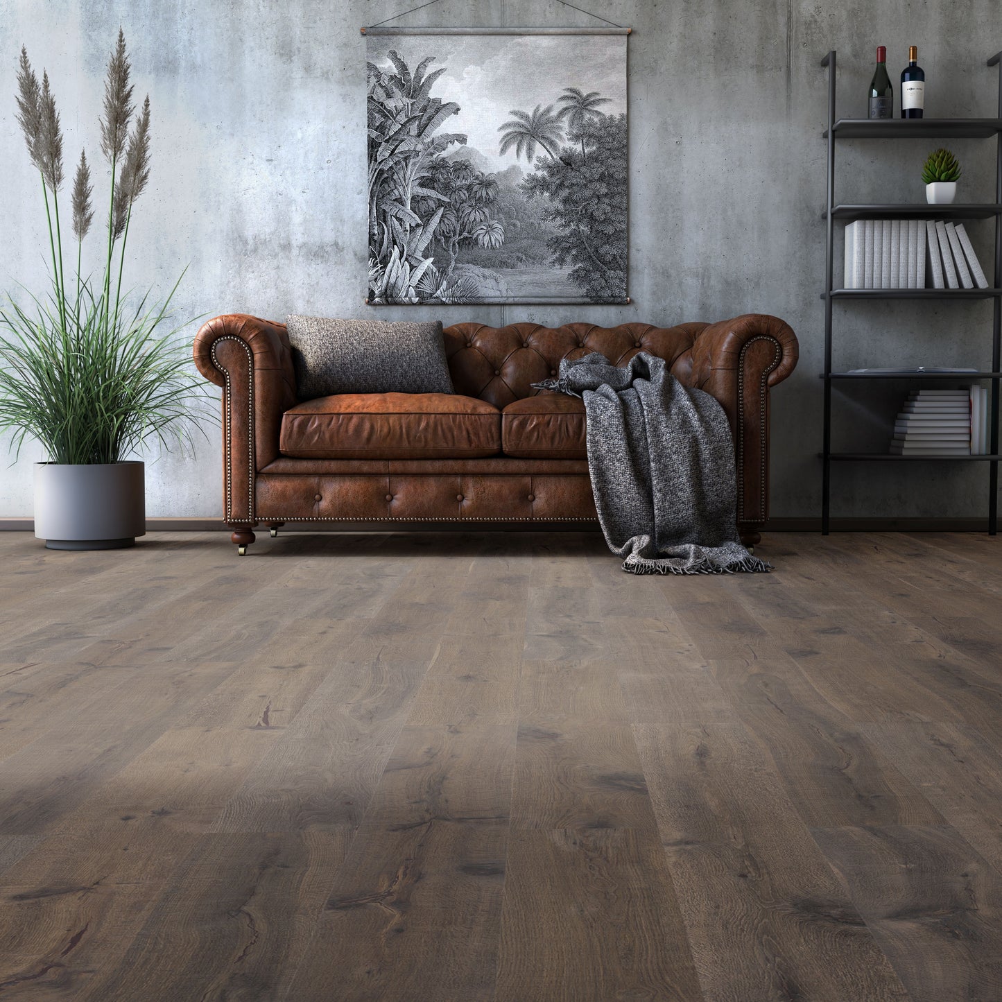 Thede & Witte Boston Landhausdiele Eiche Blackstone  geölt