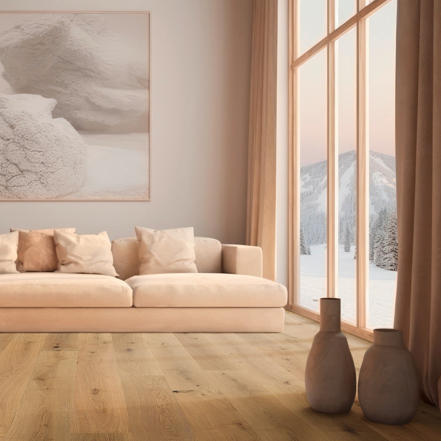 Thede & Witte Boston Landhausdiele Eiche astig gebürstet geölt