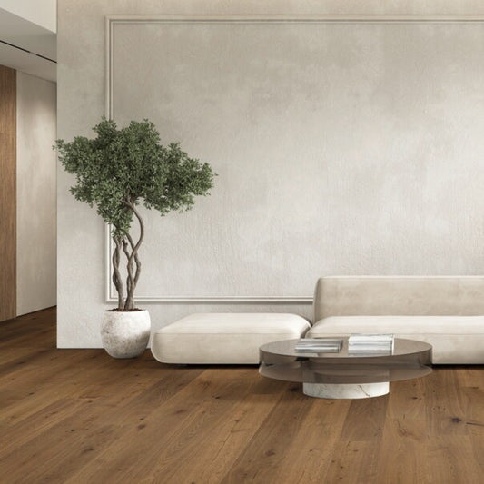 Thede & Witte Boston Landhausdiele Eiche astig gebürstet geräuchert geölt