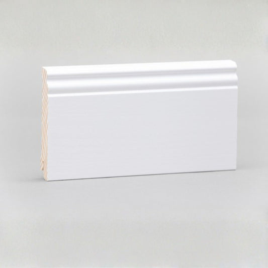 Sockelleiste Altdeutsches Profil weiß lackiert