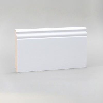 Sockelleiste Altdeutsches Profil weiß lackiert