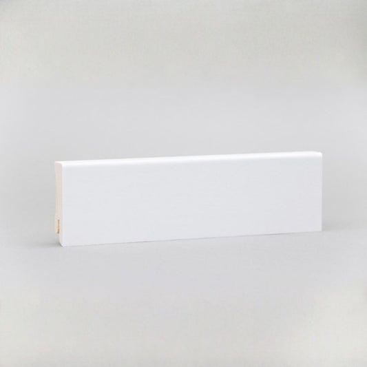 Sockelleiste Modern Weiß Starkfoliert