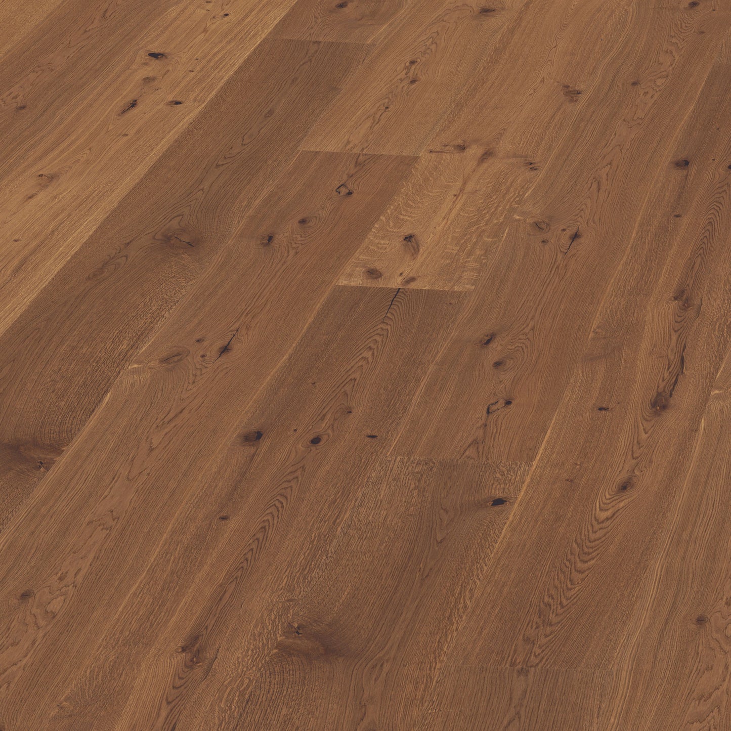 Thede & Witte Boston Landhausdiele Eiche XXL astig gebürstet geräuchert geölt