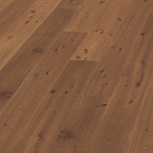 Thede & Witte Boston Landhausdiele Eiche XXL astig gebürstet geräuchert geölt