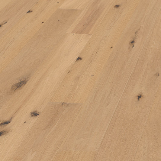 Thede & Witte Boston Landhausdiele Eiche astig gebürstet geölt - Rohoptik