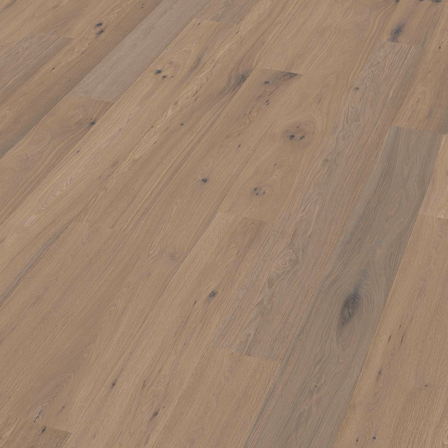 Thede & Witte Boston Landhausdiele Eiche astig gebürstet geräuchert weiß geölt