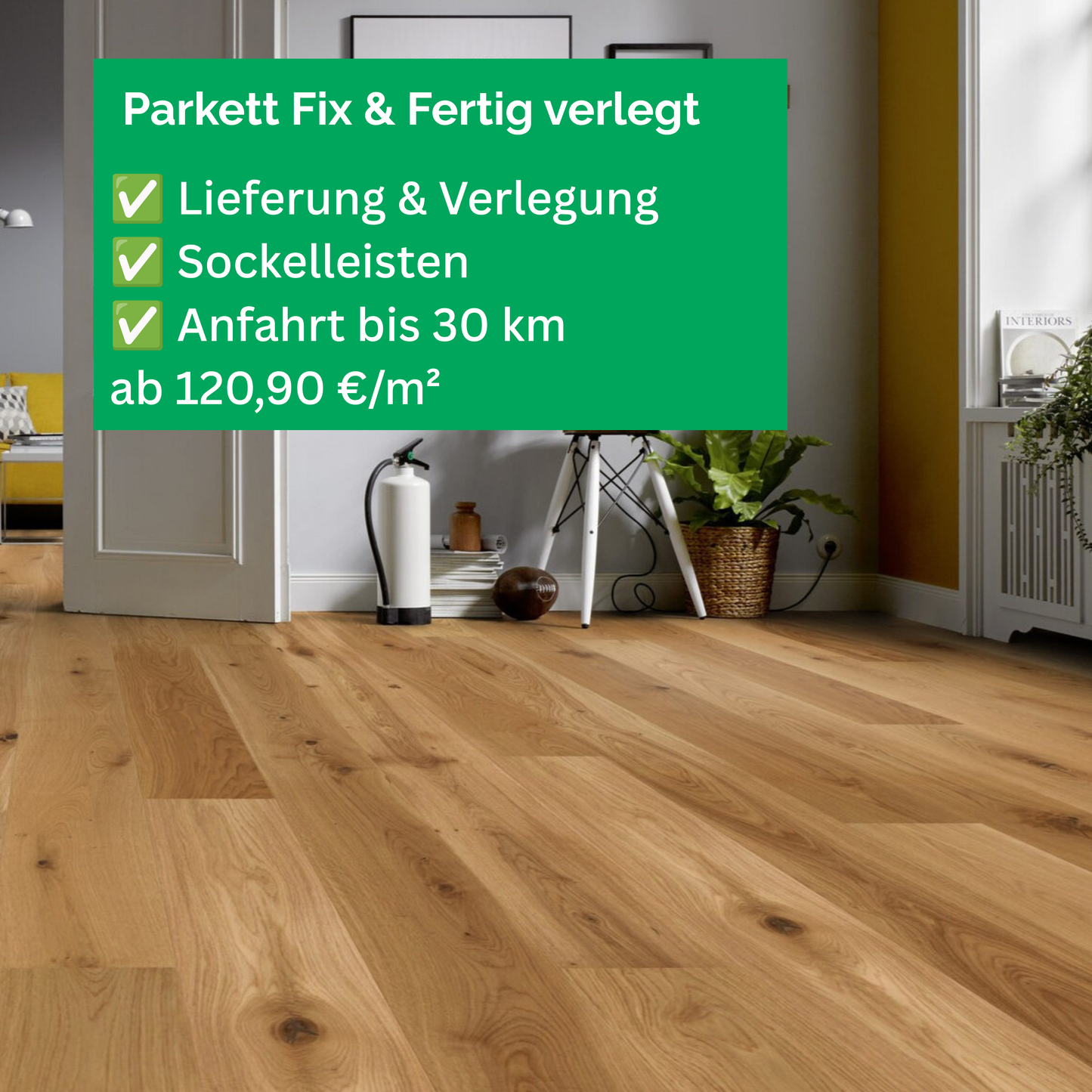 ter Hürne Eiche Portofino OLIO — Landhausdiele komplett verlegt durch unser Team