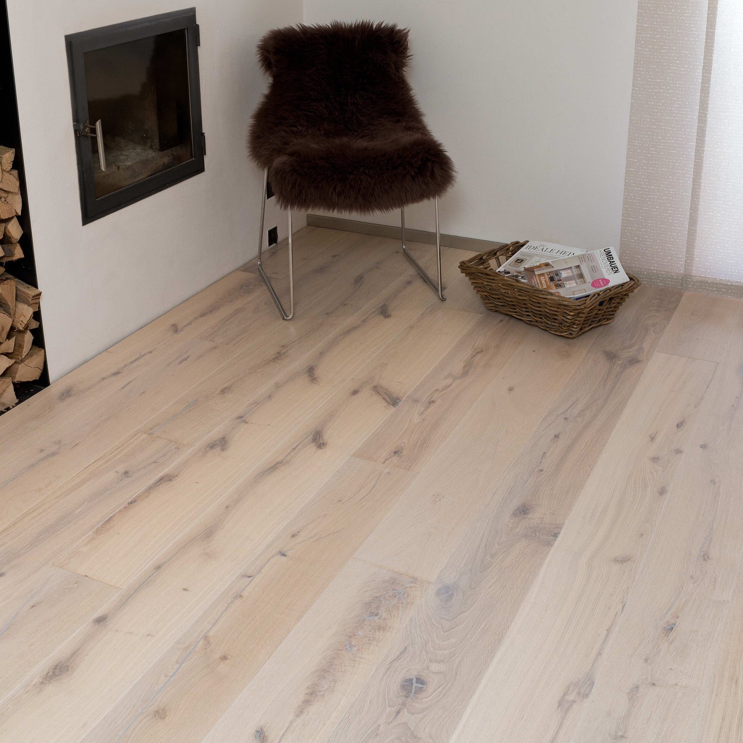 Kährs Parkett Eiche Alpin weiß Landhausdiele OLIO