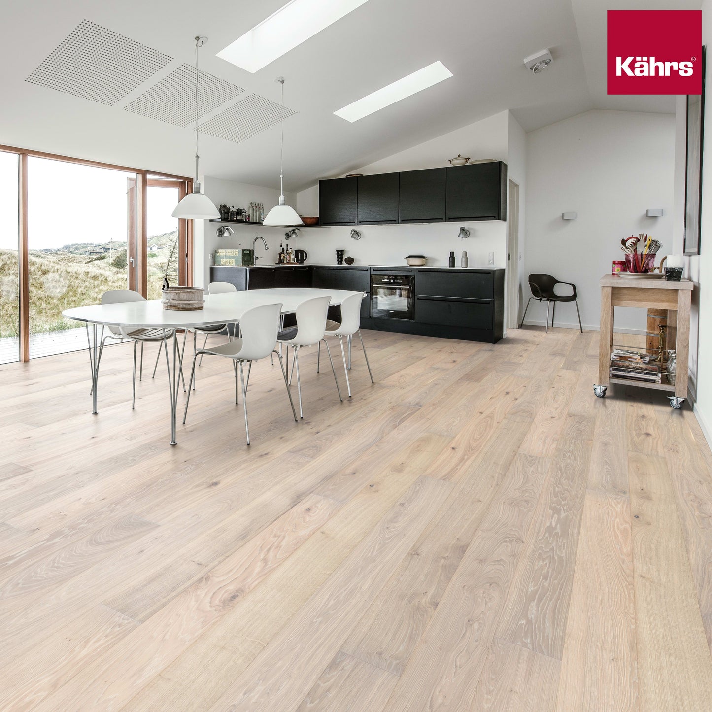 Kährs Parkett Eiche Nouveau Blonde Landhausdiele EVO