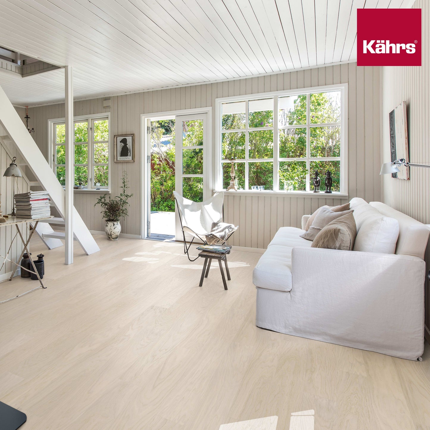 Kährs Parkett Eiche Coconut Cream 1-Stab EVO