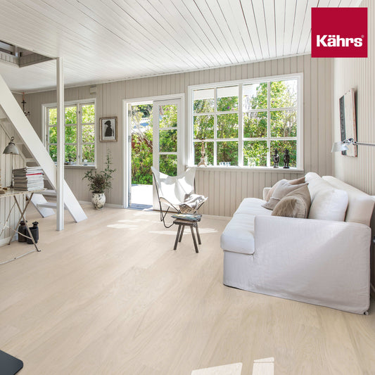 Kährs Parkett Eiche Coconut Cream 1-Stab EVO