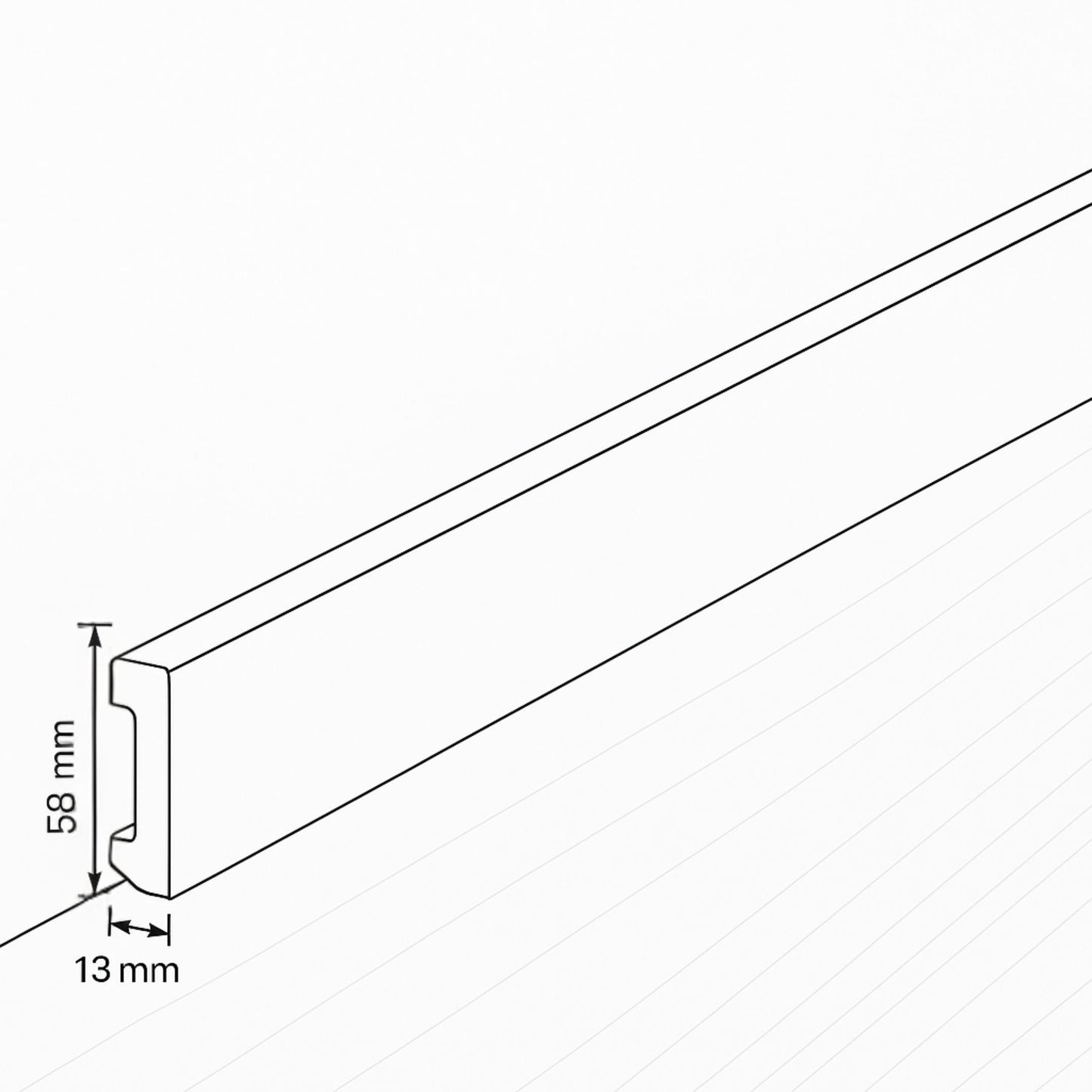 Coretec Ceratouch Stone Plinth Sockelleiste Eifel 91