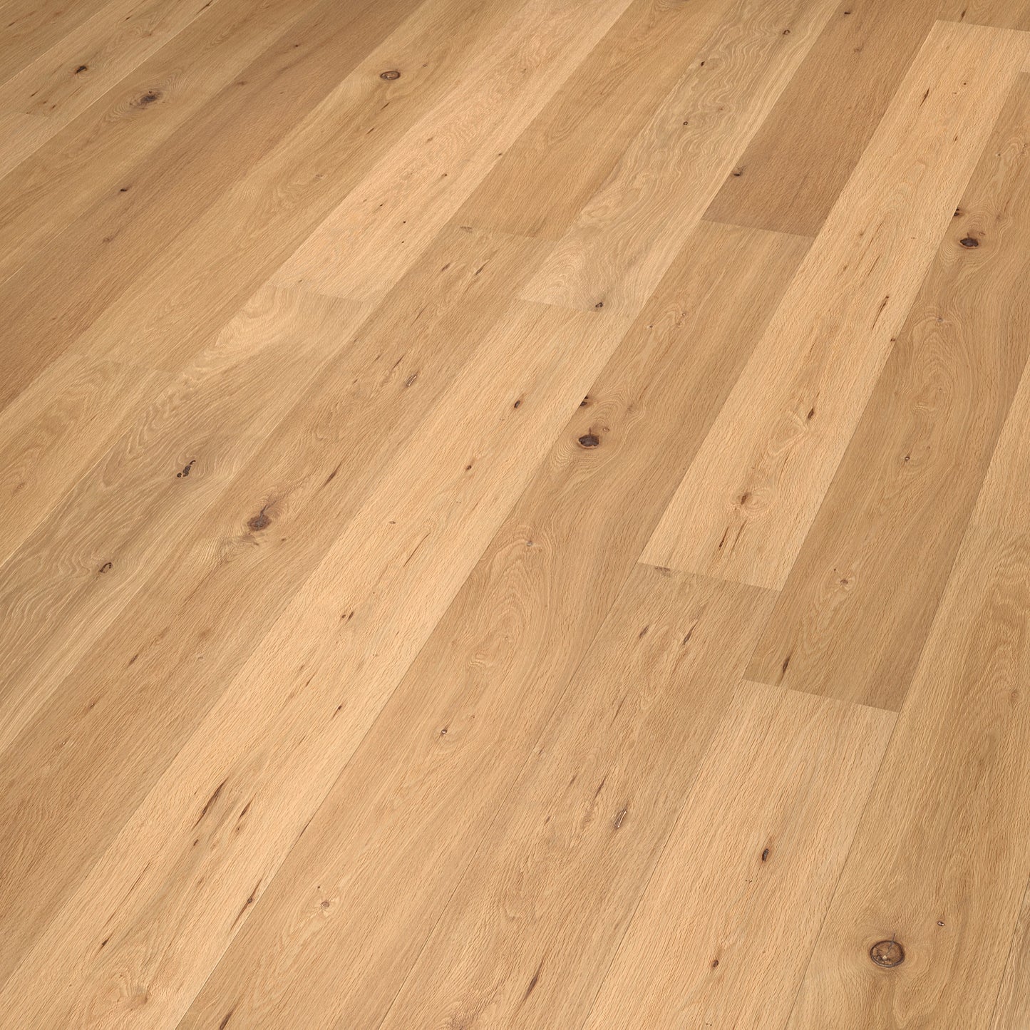 Thede & Witte Boston Landhausdiele Eiche astig gebürstet matt versiegelt