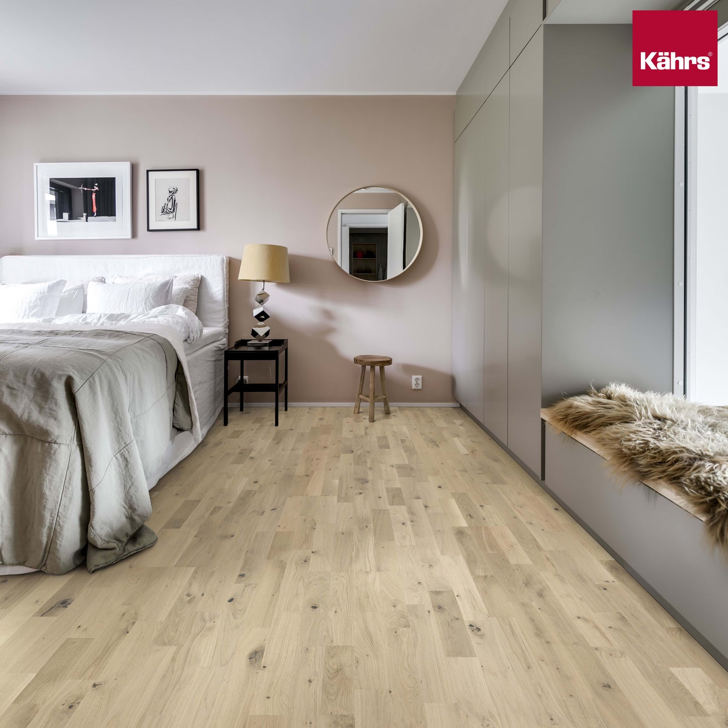 Kährs Parkett Eiche Frosted Oat Schiffsboden 3-Stab EVO