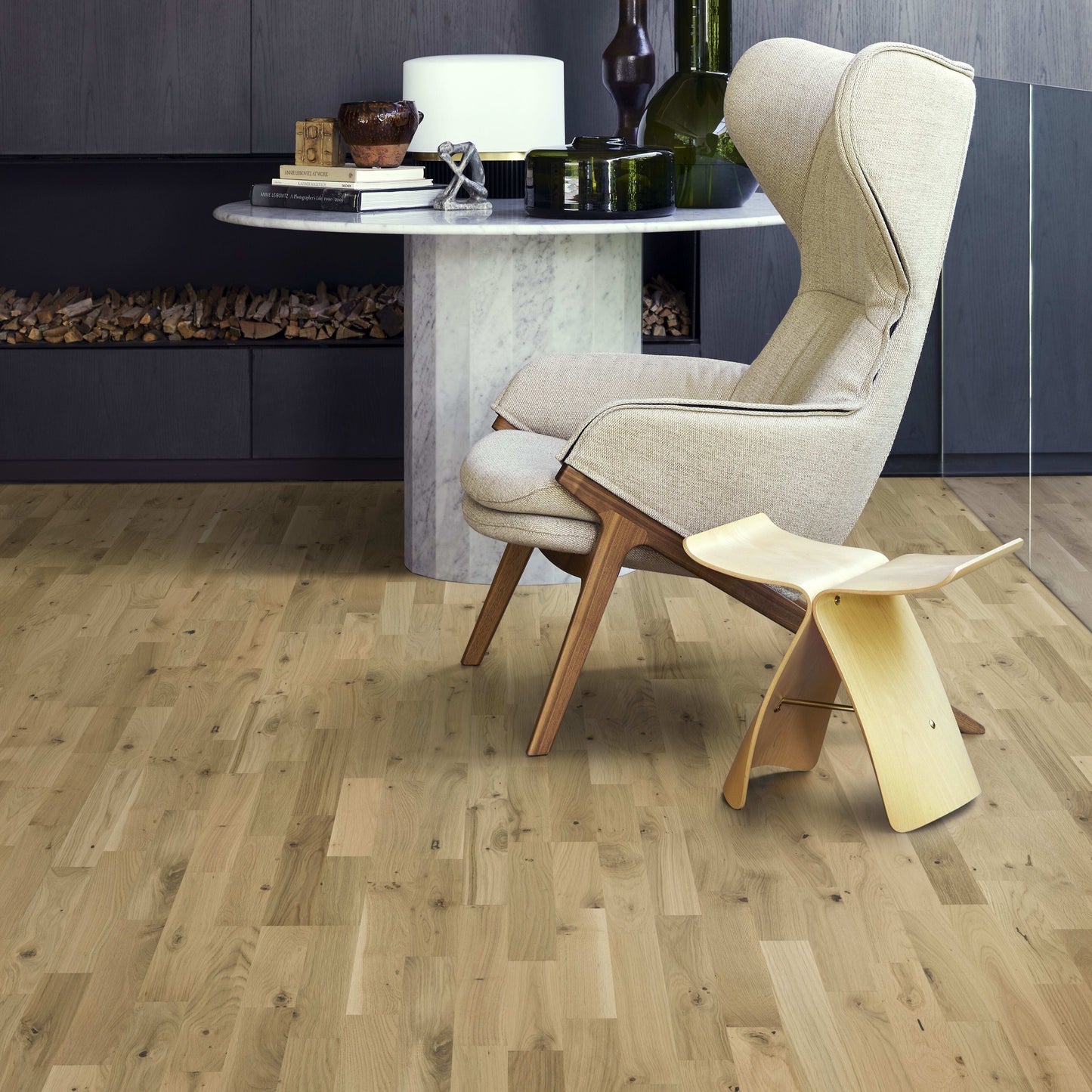Kährs Parkett Eiche Urban Brown Schiffsboden 3-Stab EVO